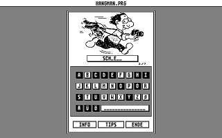 Good Hangman ACC (The) atari screenshot